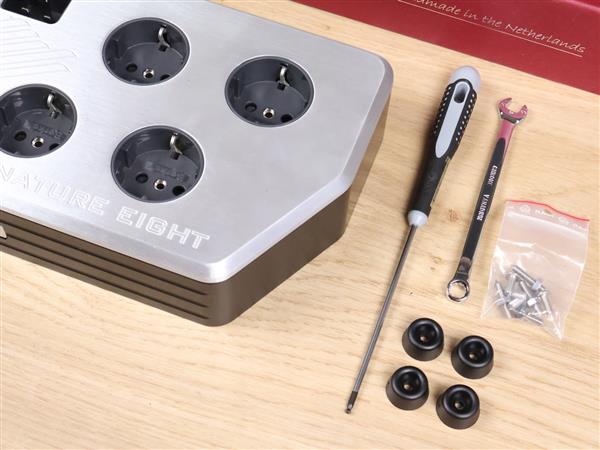 Grote foto siltech octopus signature eight agau g9 silver gold high end audio power distributor audio tv en foto onderdelen en accessoires