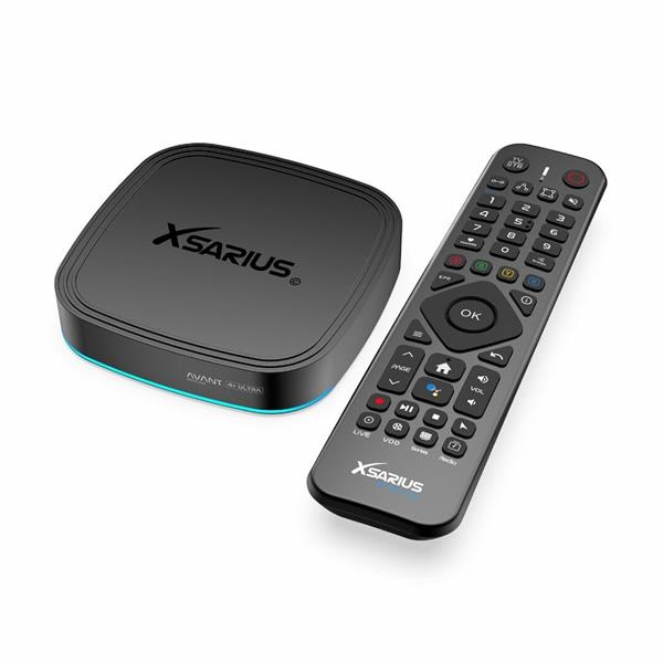 Grote foto xsarius avant 4 ultra 8k high end iptv media streamer telecommunicatie zenders en ontvangers