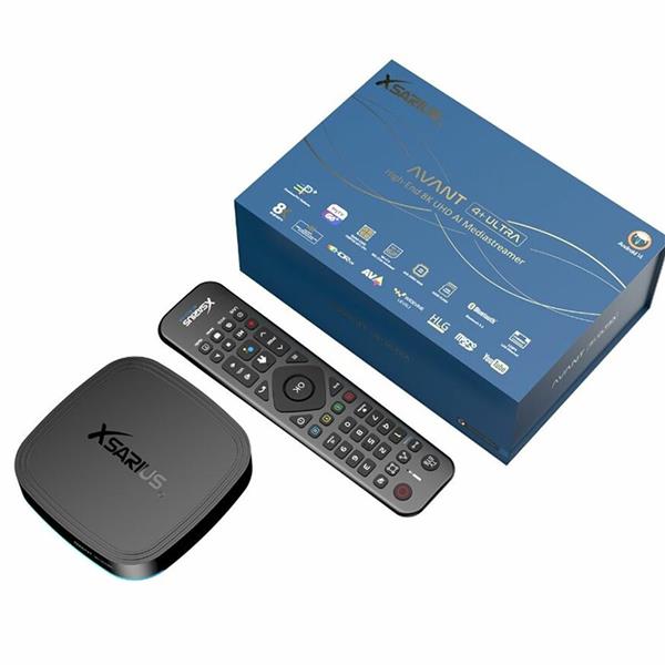 Grote foto xsarius avant 4 ultra 8k high end iptv media streamer telecommunicatie zenders en ontvangers