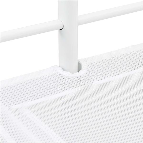 Grote foto vidaxl kinder loft bedframe met glijbaan wit en antraciet 90 x 200 cm antiek en kunst stoelen en banken