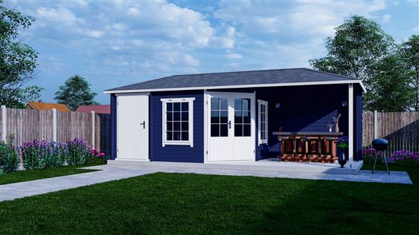 Grote foto nieuw blokhut 4355z tuin en terras tuinhuisjes en blokhutten