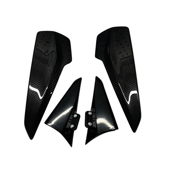 Grote foto porsche cayenne coupe turbo gt style carbon dak spoiler end plates auto onderdelen tuning en styling