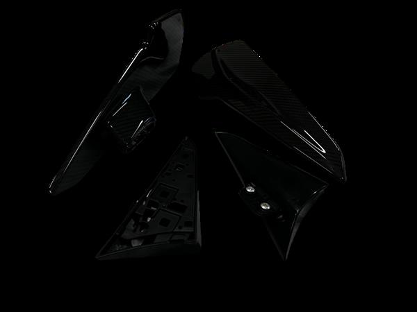 Grote foto porsche cayenne coupe turbo gt style carbon dak spoiler end plates auto onderdelen tuning en styling