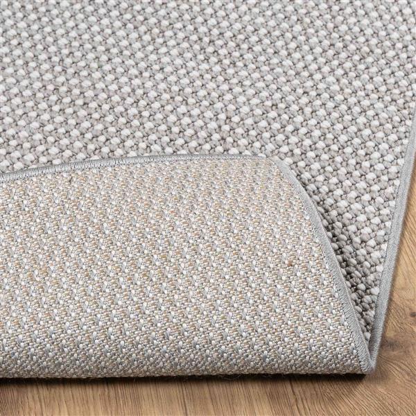 Grote foto vidaxl vloerkleden huarte cr me en grijs 170 x 120 cm polyester huis en inrichting vloerbedekking en kleden