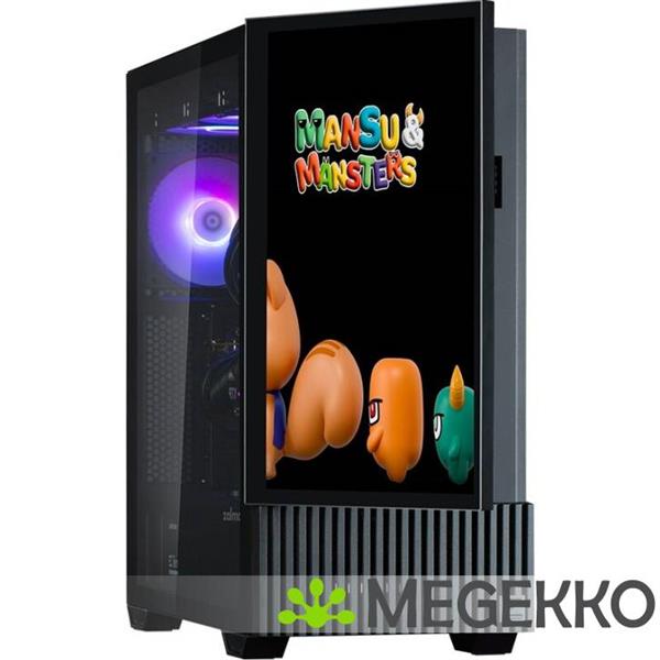 Grote foto zalman z10 ds midi tower zwart computers en software behuizingen en kasten