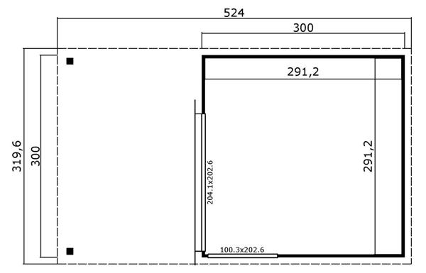 Grote foto nieuw tuinhuis domeo 2 set tuin en terras tuinhuisjes en blokhutten