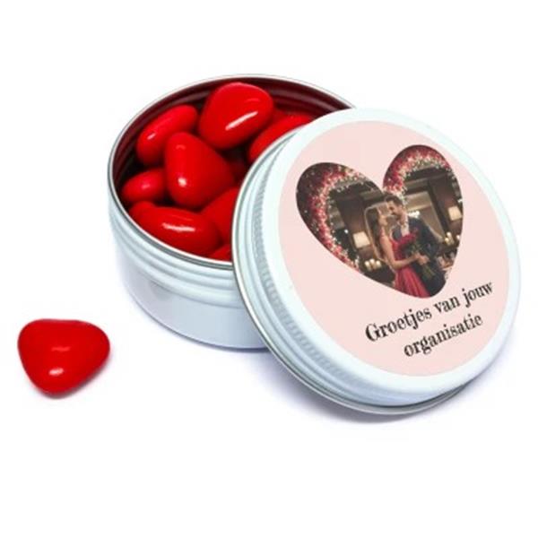 Grote foto valentijn bedankjes rode hart bonbons diversen cadeautjes en bonnen