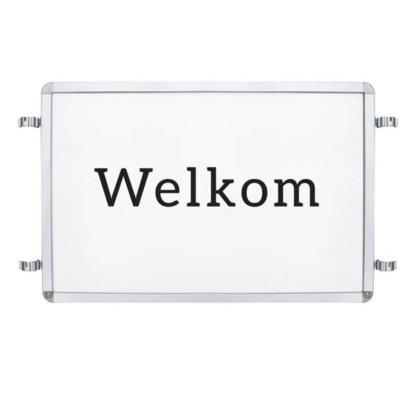 Grote foto afzetpalen met banner zakelijke goederen overige zakelijke goederen