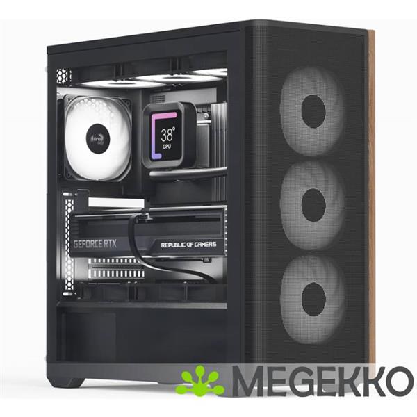 Grote foto aerocool d501a midi tower zwart computers en software behuizingen en kasten