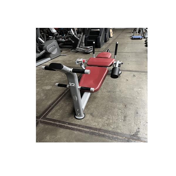 Grote foto matrix abdominal crunch bench plate loaded sport en fitness fitness