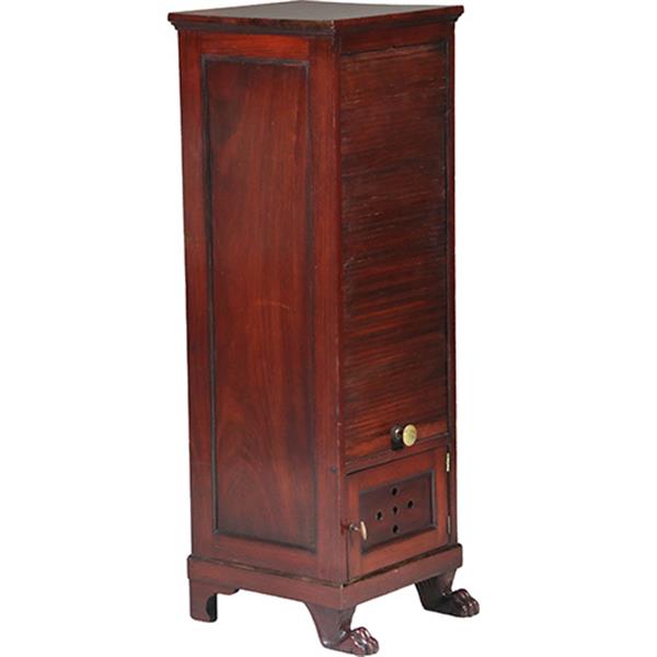 Grote foto unieke empire bordenwarmer in mahonie n in authentieke staat ca 1810 no.780151 antiek en kunst stoelen en banken