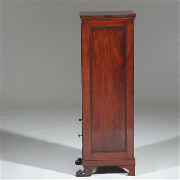 Grote foto unieke empire bordenwarmer in mahonie n in authentieke staat ca 1810 no.780151 antiek en kunst stoelen en banken