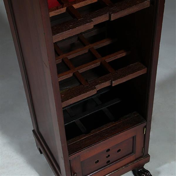 Grote foto unieke empire bordenwarmer in mahonie n in authentieke staat ca 1810 no.780151 antiek en kunst stoelen en banken