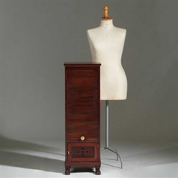 Grote foto unieke empire bordenwarmer in mahonie n in authentieke staat ca 1810 no.780151 antiek en kunst stoelen en banken