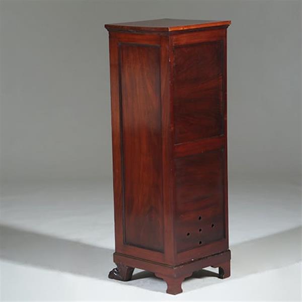 Grote foto unieke empire bordenwarmer in mahonie n in authentieke staat ca 1810 no.780151 antiek en kunst stoelen en banken