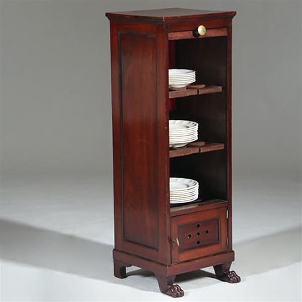 Grote foto unieke empire bordenwarmer in mahonie n in authentieke staat ca 1810 no.780151 antiek en kunst stoelen en banken