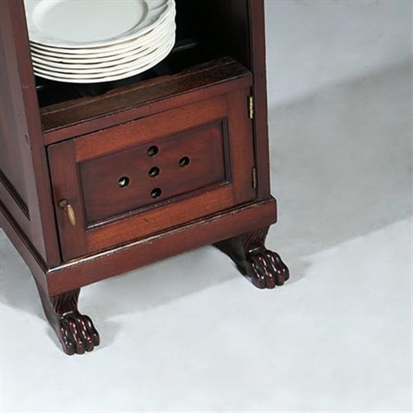 Grote foto unieke empire bordenwarmer in mahonie n in authentieke staat ca 1810 no.780151 antiek en kunst stoelen en banken