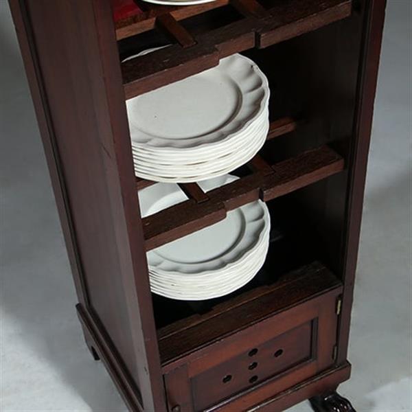 Grote foto unieke empire bordenwarmer in mahonie n in authentieke staat ca 1810 no.780151 antiek en kunst stoelen en banken