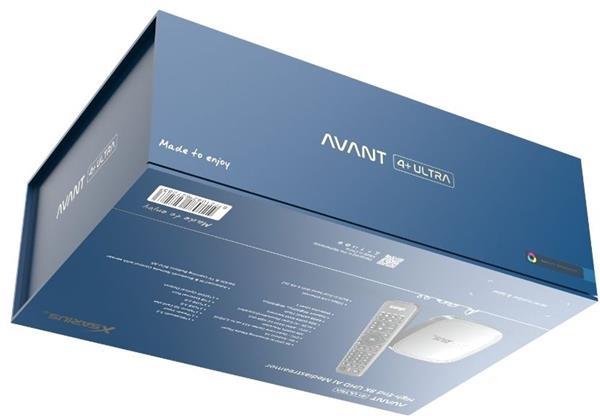 Grote foto xsarius avant 4 ultra black 4k ott android 14 media streamer telecommunicatie zenders en ontvangers