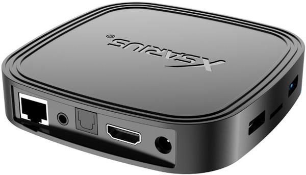 Grote foto xsarius avant 4 ultra black 4k ott android 14 media streamer telecommunicatie zenders en ontvangers