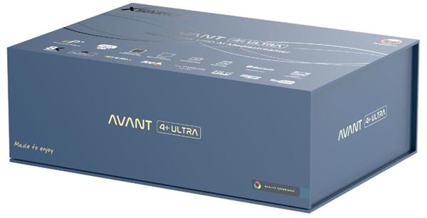 Grote foto xsarius avant 4 ultra black 4k ott android 14 media streamer telecommunicatie zenders en ontvangers
