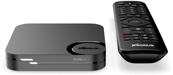 Grote foto xsarius pure 4 uhd plus versie 4k android 14 media player telecommunicatie zenders en ontvangers