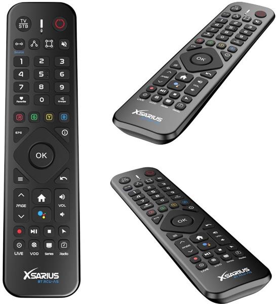 Grote foto xsarius pure 4 uhd plus versie 4k android 14 media player telecommunicatie zenders en ontvangers