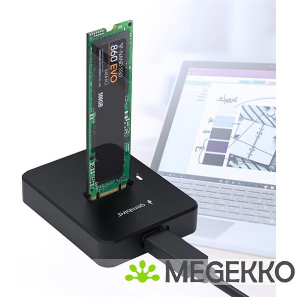 Grote foto gembird ssd docking station usb a usb c computers en software overige computers en software