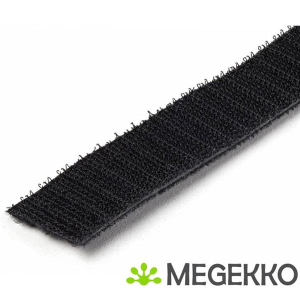 Grote foto startech.com klittenband kabelbinder 7 5 m rol zwart kabelbinder computers en software overige computers en software