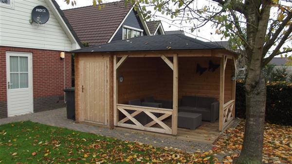 Grote foto nieuw blokhut paviljoen p5155 tuin en terras tuinhuisjes en blokhutten