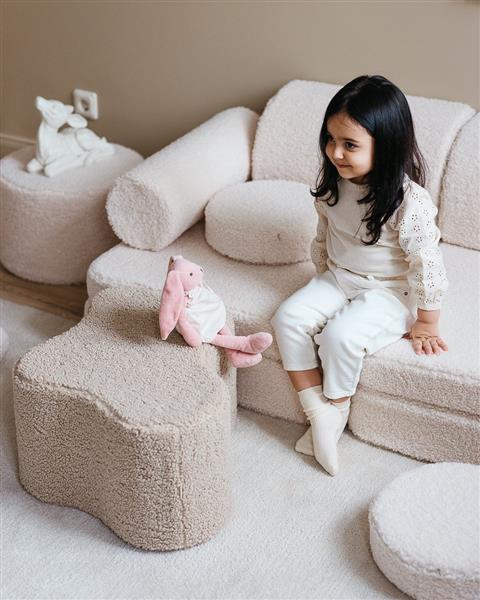 Grote foto wigiwama settee cream white cream white kinderen en baby complete kinderkamers