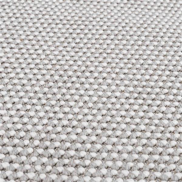 Grote foto vidaxl vloerkleden huarte cr me en grijs 200 x 80 cm polyester huis en inrichting vloerbedekking en kleden