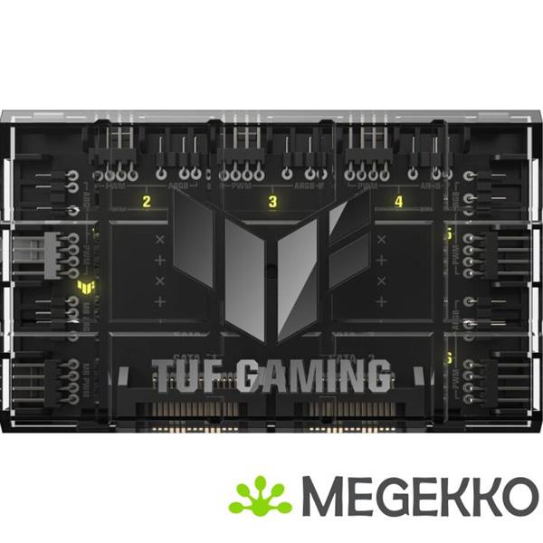 Grote foto asus tuf gaming argb pwm fan hub computers en software overige computers en software
