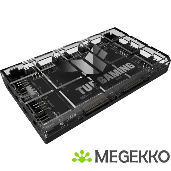 Grote foto asus tuf gaming argb pwm fan hub computers en software overige computers en software