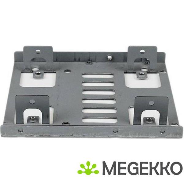 Grote foto startech.com dubbele 2 5 inch naar 3 5 inch hdd steun voor sata harde schijven 2 5 inch naar 3 5 inc computers en software overige computers en software