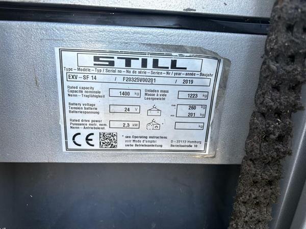 Grote foto vs 22650 elektrische stapelaar still doe het zelf en verbouw hefwerktuigen