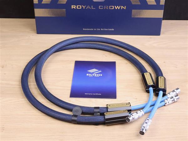 Grote foto siltech royal double crown s10 high end audio interconnects xlr 1 5 metre audio tv en foto onderdelen en accessoires