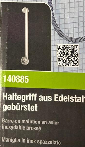 Grote foto alberts wandbeugel 60 cm rvsgeborsteld huis en inrichting complete badkamers