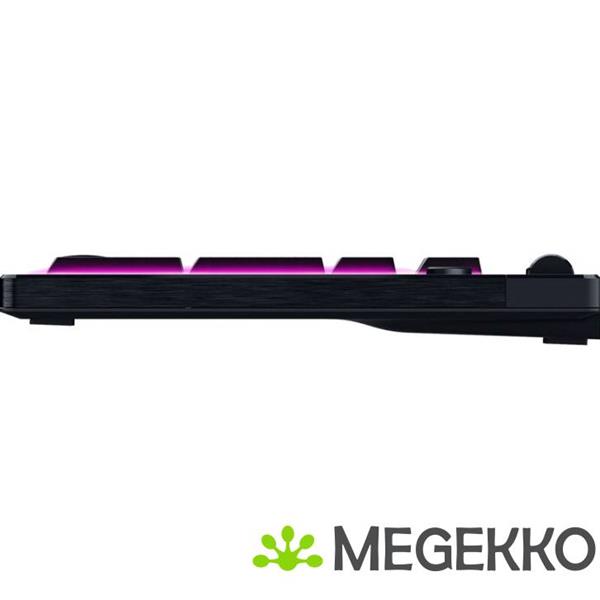 Grote foto razer blackwidow v4 low profile yellow linear hyperspeed toetsenbord computers en software toetsenborden