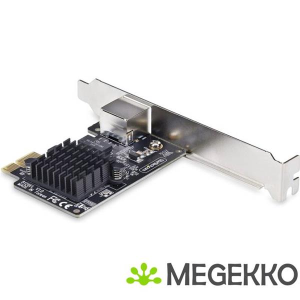 Grote foto startech.com 1 port 5g gigabit pcie ethernet adapter kaart 5g 2.5g 1g 100m 10m pci express netwerkk computers en software netwerkkaarten routers en switches