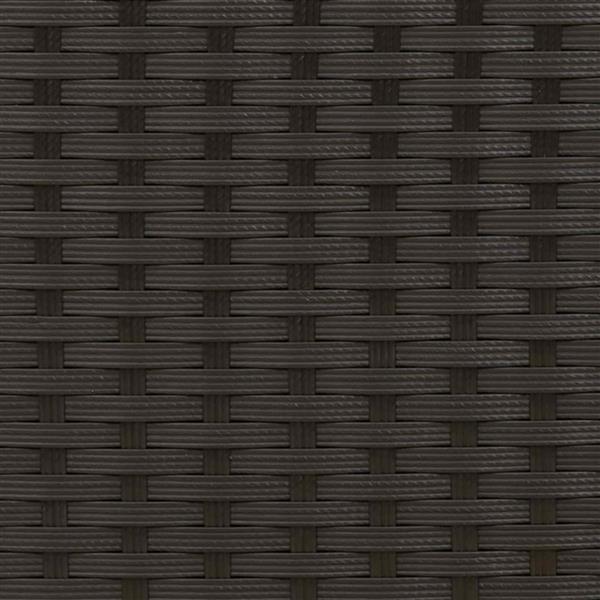 Grote foto vidaxl ligbank met tafel zwart 126 x 65 x 112 cm poly rattan tuin en terras tuinmeubelen