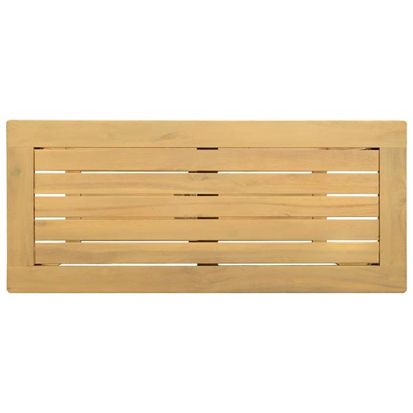 Grote foto vidaxl tuin console tafel met opslag licht acacia 80 x 35 x 75 cm tuin en terras tuinmeubelen