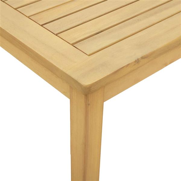 Grote foto vidaxl salontafel licht acacia 70 x 40 x 36 cm massief acaciahout tuin en terras tuinmeubelen
