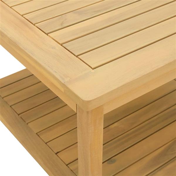 Grote foto vidaxl bijzettafel olie naturel 50 x 35 x 45 cm massief acaciahout huis en inrichting eettafels