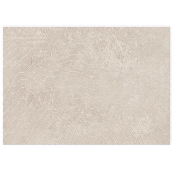 Grote foto vidaxl vloerkleden rechthoekig huarte beige 340 x 240 cm polyester huis en inrichting vloerbedekking en kleden