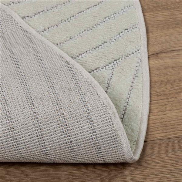 Grote foto vidaxl vloerkleden rond palmeras groen 160 cm polyester huis en inrichting vloerbedekking en kleden