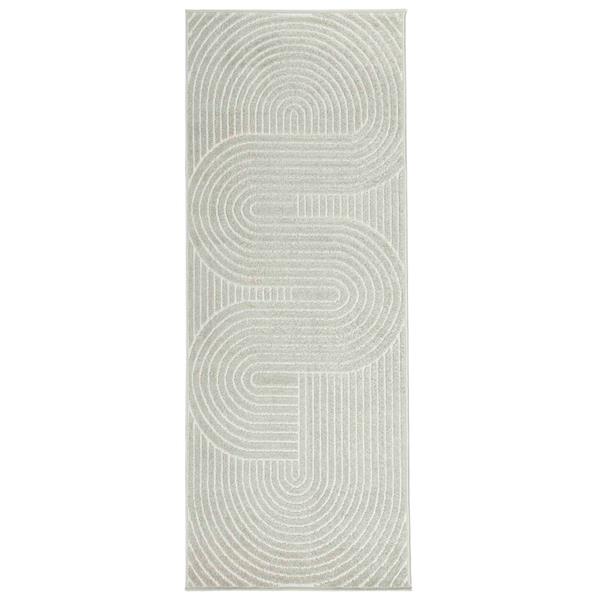 Grote foto vidaxl vloerkleden rechthoekig huarte groen 150 x 80 cm polyester huis en inrichting vloerbedekking en kleden