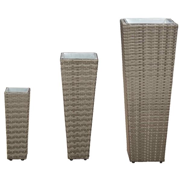 Grote foto vidaxl tuinset 3 pcs metaal tuin en terras overige tuin en terras