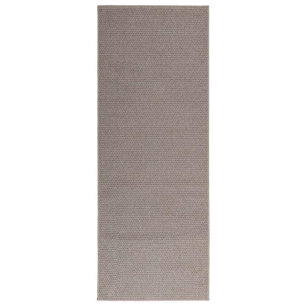 Grote foto vidaxl vloerkleden rechthoekig lugo taupe 200 x 80 cm polyester huis en inrichting vloerbedekking en kleden