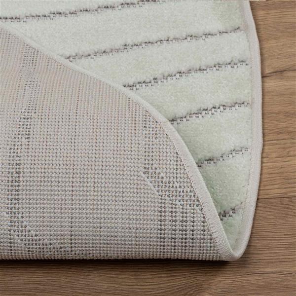 Grote foto vidaxl vloerkleden rond huarte groen 120 cm polyester huis en inrichting vloerbedekking en kleden